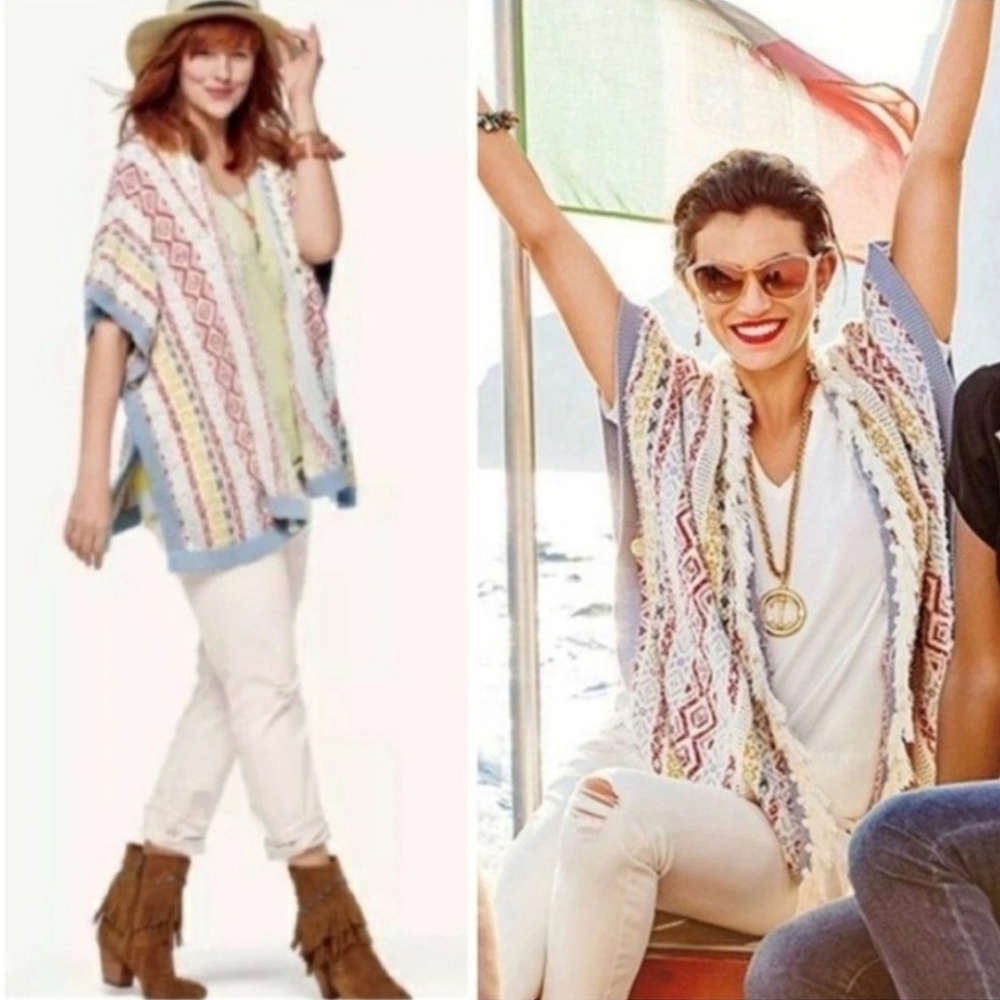 CABI Love Carol Collection Siesta Poncho Size XS/S - Picture 1 of 6